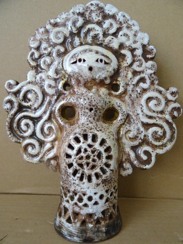 Aardewerk mythologisch beeld Peru 26cm