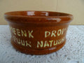 Aardewerk schaaltje Meenk drop